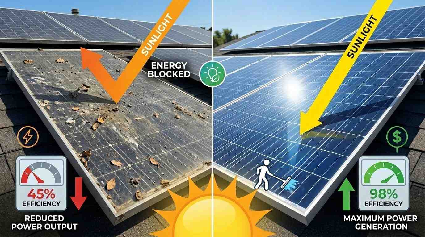 Dirty Solar Panels